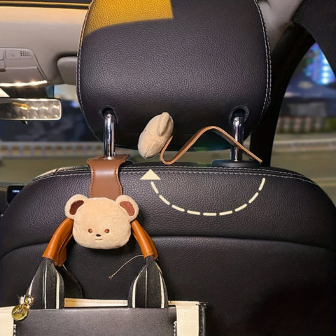 車用のクマのフック - 実用的な収納 