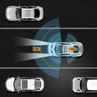 Dashcam Double Full HD Auto - Noční vidění + Vnitřní kamera 