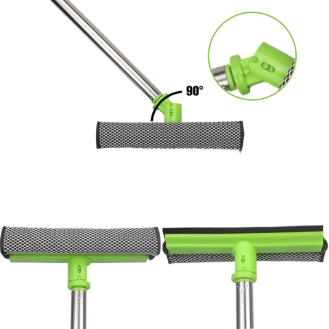 Multifunktionell Bilvårdsset — Justerbart Handtag & Mjuk Duk 