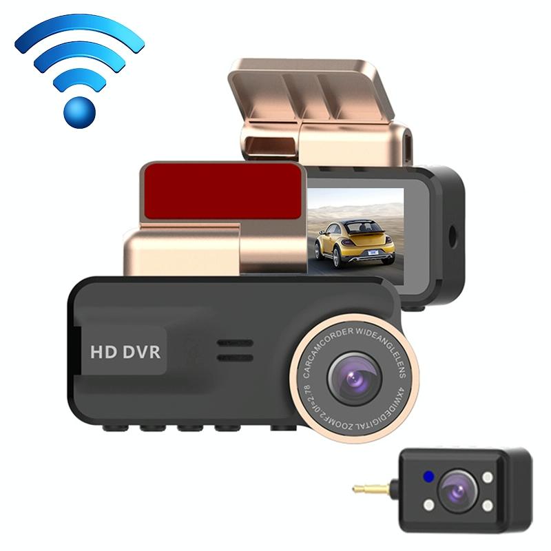 HD 1080p Dashboard Kamera Med Nattesyn Og WiFi — Fuld Sikkerhed Og Overvågning 