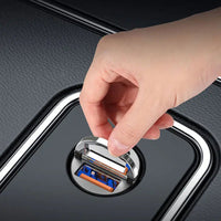 Compacte Auto-oplader – Dubbele USB-poort en Snelladen 