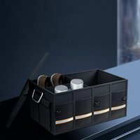 Organizer do bagażnika samochodowego o dużej pojemności - wiele przegródek i całkowita stabilność