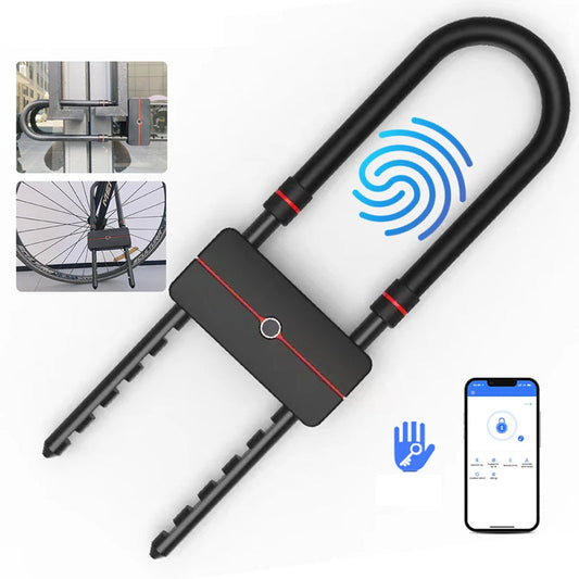 Antirrobo de Bicicleta Conectado Bluetooth y Huella 